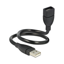 DeLOCK Cable USB 2.0 Tipo-A Macho a Tipo-A Hembra ShapeCable 0,35 m