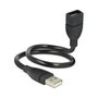 DeLOCK Cable USB 2.0 Tipo-A Macho a Tipo-A Hembra ShapeCable 0,35 m