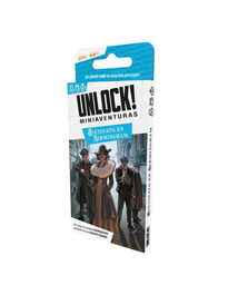 Space Cowboys Unlock! Miniaventuras - Asesinato en Birmingham Juego de Cartas Cooperativo Escape Room (Referencia: SCUNLSH09ES, Idioma: Español)