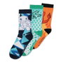 Difuzed Pokémon Pack de 3 Pares de Calcetines Crew 39-42