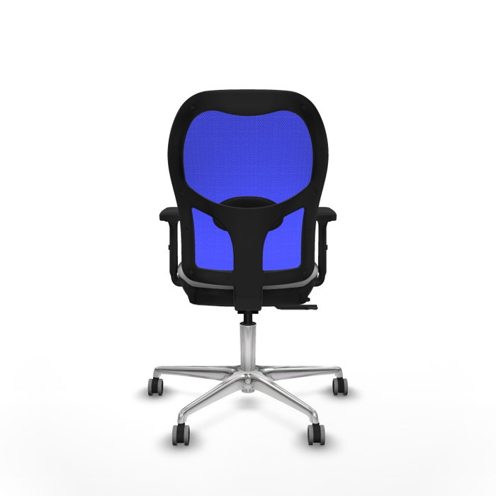 PIQUERAS Y CRESPO Silla de oficina Jorquera con mecanismo Sincro/Traslack, Gris claro y Azul PIQUERAS Y CRESPO Silla de oficina Jorquera con mecanismo Sincro/Traslack, Gris claro y Azul