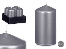 Acorde Vela Taco Plata 13 cm (Set de 24)