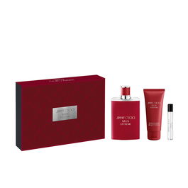 Jimmy Choo Man Extreme Eau de Parfum Vaporizador 100 ml + 7,5 ml + Gel de Ducha 100 ml - Set de Regalo de 3 Piezas
