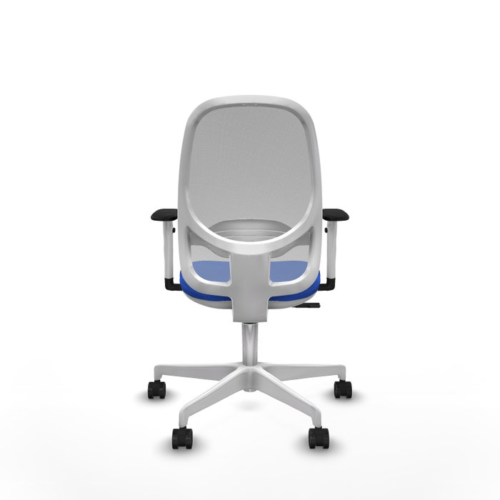 PIQUERAS Y CRESPO Silla de oficina Cilanco con mecanismo Sincro, Azul y Gris