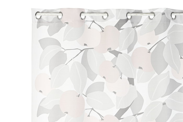 DKD Home Decor Cortina de Poliéster Impresa Multicolor con 8 Anillas DKD Home Decor Cortina de Poliéster Impresa Multicolor con 8 Anillas