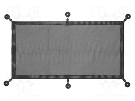 LogiLink KAB0111 Malla de Gestión de Cables Negra