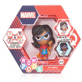 Wow Stuff Figura Pod Marvel Ms. Marvel con Sensor de Movimiento