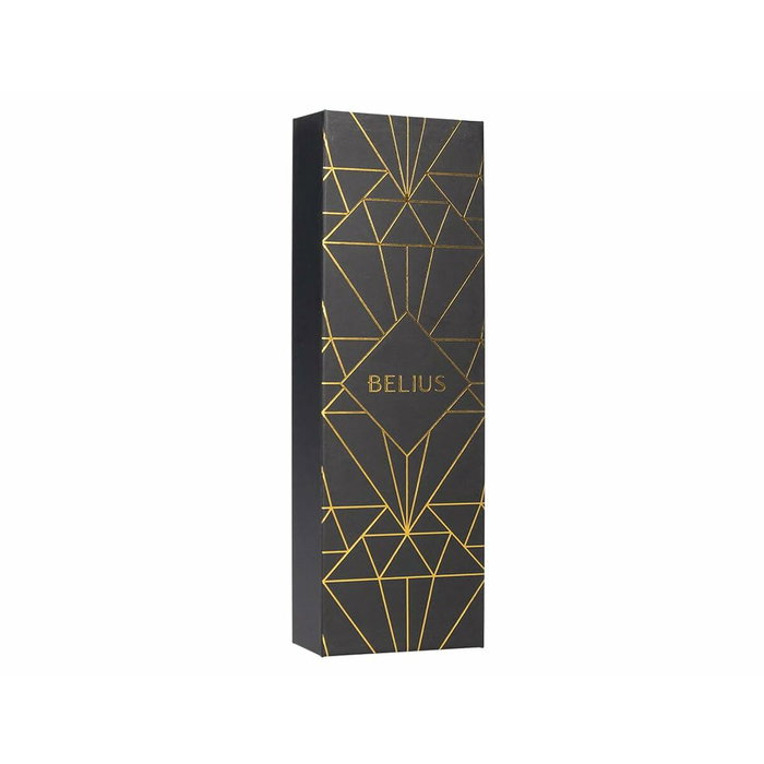 Belius Bolígrafo Soiree Aluminio Negro y Dorado con Tinta Azul Belius Bolígrafo Soiree Aluminio Negro y Dorado con Tinta Azul