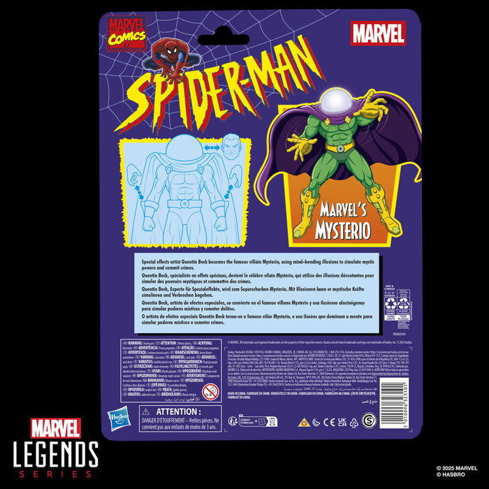 Hasbro Marvel Legends Series Retro Mysterio de 15 cm Hasbro Marvel Legends Series Retro Mysterio de 15 cm