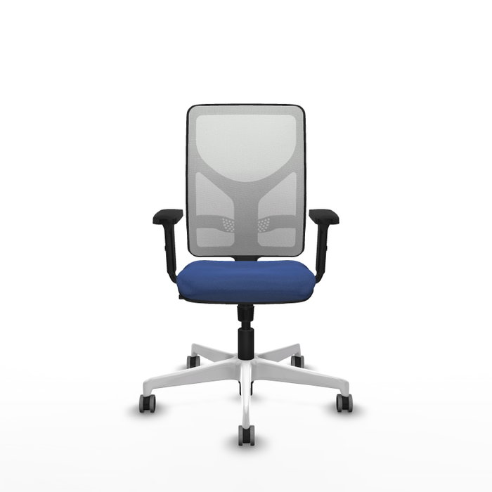 PIQUERAS Y CRESPO Silla de oficina Motilla con mecanismo Sincro, Azul marino y Blanco PIQUERAS Y CRESPO Silla de oficina Motilla con mecanismo Sincro, Azul marino y Blanco