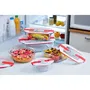 Pyrex AAAAY00560 Set de 5 Recipientes para Almacenar Cook & Heat Vidrio Tapa con Válvulas de Vapor Especial Microondas
