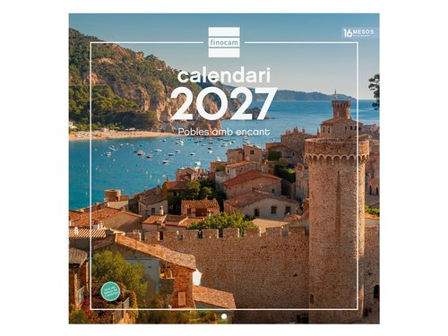 Finocam Calendario de Pared 2027 Pueblos Bellos en Catalán Finocam Calendario de Pared 2027 Pueblos Bellos en Catalán
