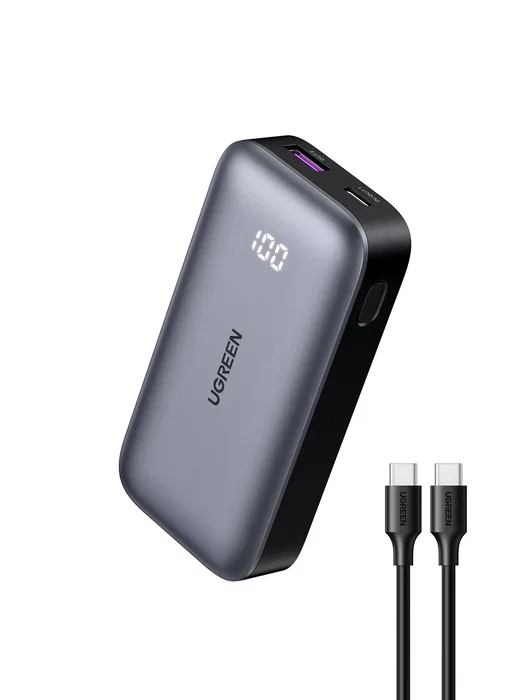 UGREEN Mini Powerbank 10000mAh Carga Rápida 30W Gris UGREEN Mini Powerbank 10000mAh Carga Rápida 30W Gris