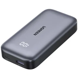 Ugreen AABLL37904 Batería Externa Delgada 10000 mAh, Power Bank Compacto de Litio Gris para Móviles y Tablets