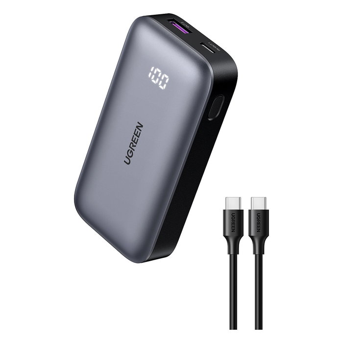 UGREEN Mini Powerbank 10.000 mAh 30W Gris UGREEN Mini Powerbank 10.000 mAh 30W Gris