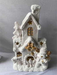 DKD Home Decor Casa Navidad Moderna Blanco 21 x 52 x 32 cm