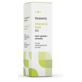 TERPENIC Aceite Esencial Árbol del Té Limón Bio 5ml - 100% Puro de Australia, Leptospermum Petersonii