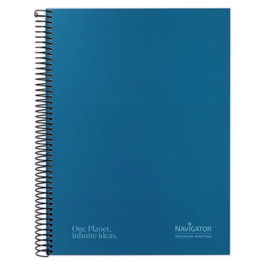 Bloc Navigator Micro.Tapa Extra A4+ 80H Cuadric.5X5 80G Azul (Set de 5)