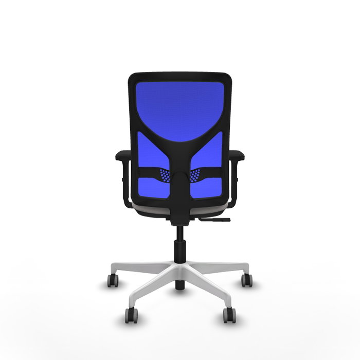 PIQUERAS Y CRESPO Silla de oficina Motilla con mecanismo Sincro, Azul y Blanco PIQUERAS Y CRESPO Silla de oficina Motilla con mecanismo Sincro, Azul y Blanco