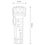 ENTAC EFL-2D-PL Linterna de mano Negro