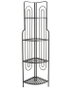 DKD Home Decor Estanteria Loftcarter Negra Metal 4 Estantes 34 x 160 x 50 cm (2 Unidades)