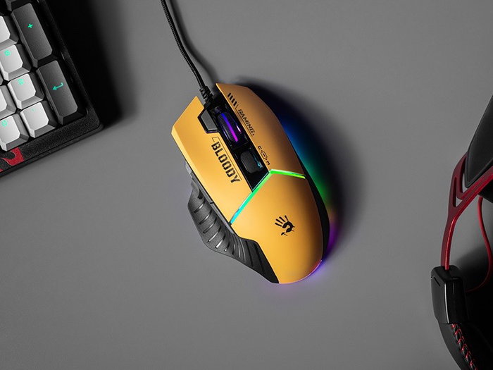 A4Tech Bloody W95Max USB Sports Lime Ratón Gaming Óptico 12000 CPI RGB Negro A4Tech Bloody W95Max USB Sports Lime Ratón Gaming Óptico 12000 CPI RGB Negro