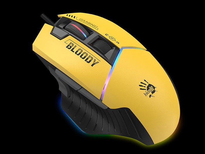 A4Tech Bloody W95Max USB Sports Lime Ratón Gaming Óptico 12000 CPI RGB Negro A4Tech Bloody W95Max USB Sports Lime Ratón Gaming Óptico 12000 CPI RGB Negro