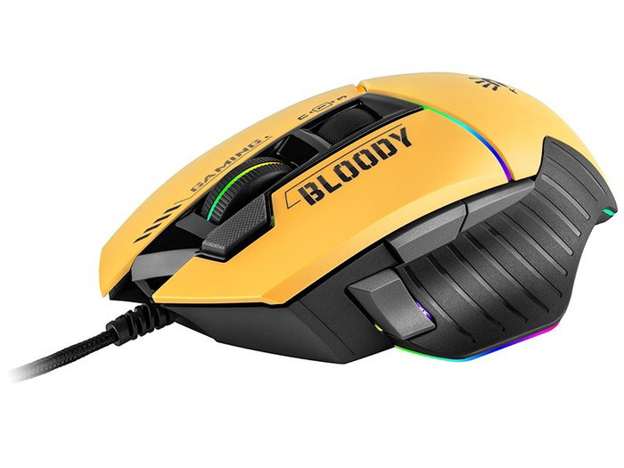 A4Tech Bloody W95Max USB Sports Lime Ratón Gaming Óptico 12000 CPI RGB Negro A4Tech Bloody W95Max USB Sports Lime Ratón Gaming Óptico 12000 CPI RGB Negro