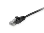 Equip Cable de red Cat6a U/UTP 10m Negro RJ-45