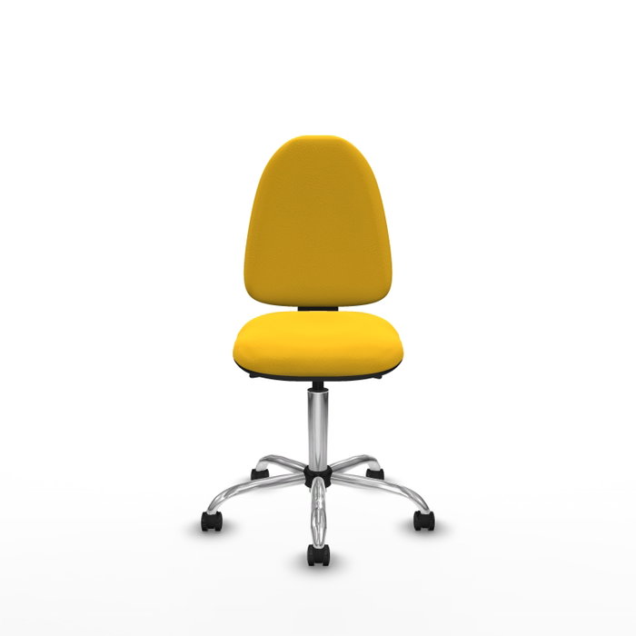 PIQUERAS Y CRESPO Silla de oficina Aýna en Similpiel Amarillo