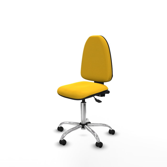 PIQUERAS Y CRESPO Silla de oficina Aýna en Similpiel Amarillo