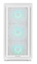 NOX Hummer AERO NXHUMMERAEROWH Caja PC Midi Tower Blanca con 4 Ventiladores ARGB PWM, Frontal Mesh, Cristal Templado, USB 3.0 y Tipo C, Soporte Gráfica 420 mm