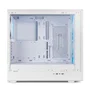 NOX Hummer AERO NXHUMMERAEROWH Caja PC Midi Tower Blanca con 4 Ventiladores ARGB PWM, Frontal Mesh, Cristal Templado, USB 3.0 y Tipo C, Soporte Gráfica 420 mm