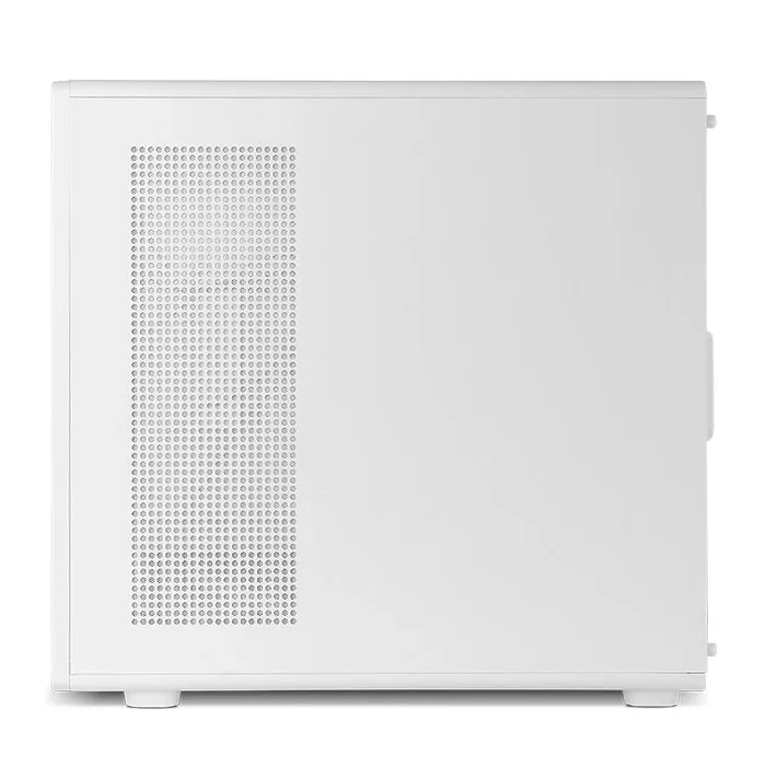NOX Hummer AERO NXHUMMERAEROWH Caja PC Midi Tower Blanca con 4 Ventiladores ARGB PWM, Frontal Mesh, Cristal Templado, USB 3.0 y Tipo C, Soporte Gráfica 420 mm