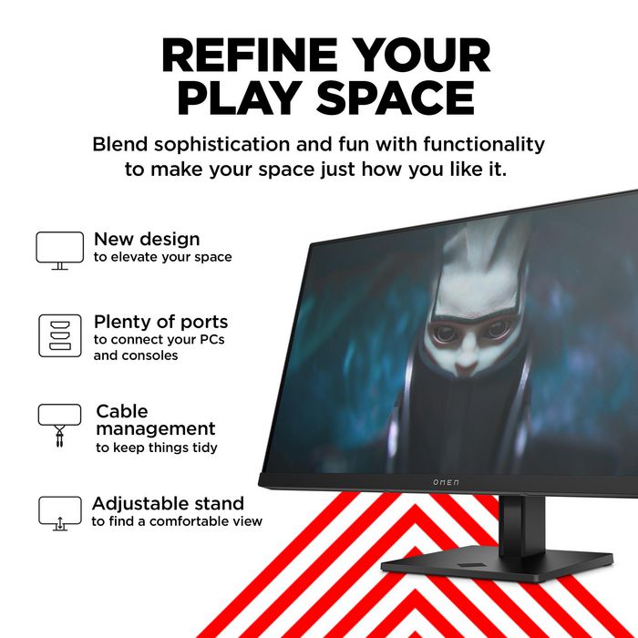 HP OMEN 24 Monitor Gaming 23.8" FHD 165Hz