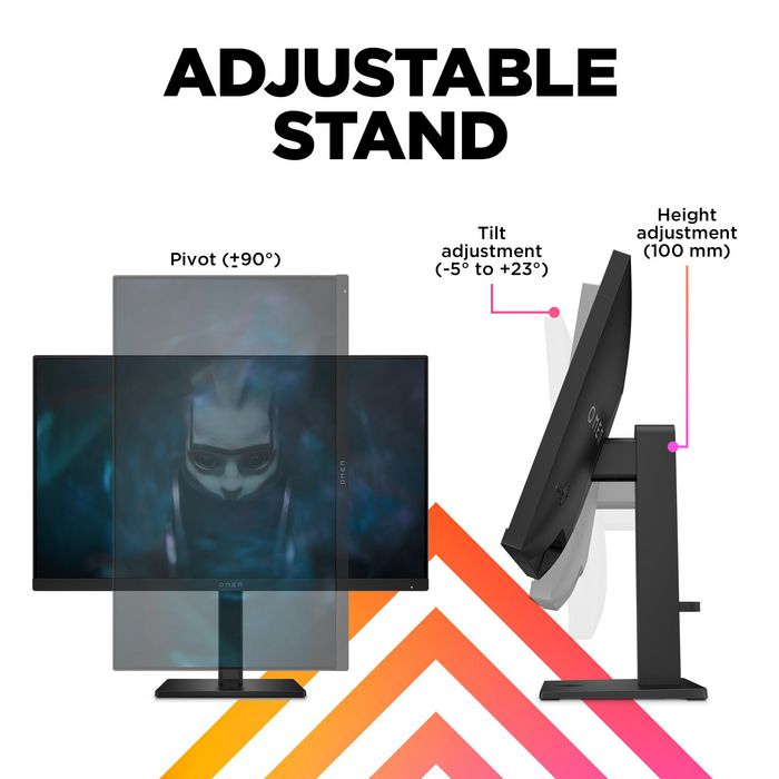 HP OMEN 24 Monitor Gaming 23.8" FHD 165Hz