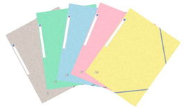 Carpeta De Gomas Y Solapas Oxford Carton Top File A4 Pack De 10 Col.Pastel Sur.(5)