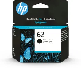 HP Cartucho de tinta original 62 negro
