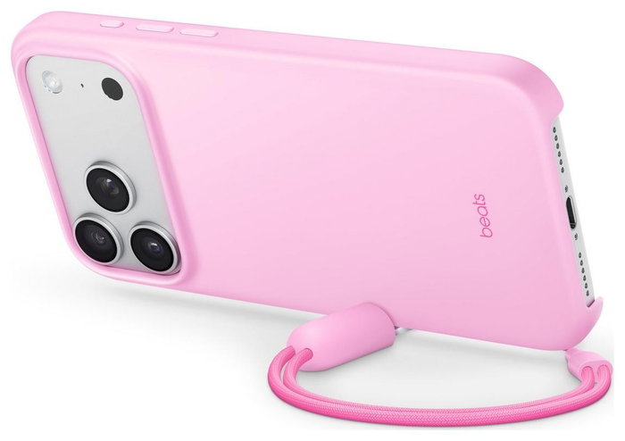 Apple Beats iPhone 17 Pro Max Kickstand Case with MagSafe and Camera Control - Pebble Pink