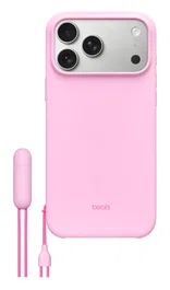 Beats Funda Kickstand para iPhone 17 Pro Max con MagSafe y Control de Cámara, Compatible con Carga Inalámbrica, Color Pebble Pink - MGYA4LL/A