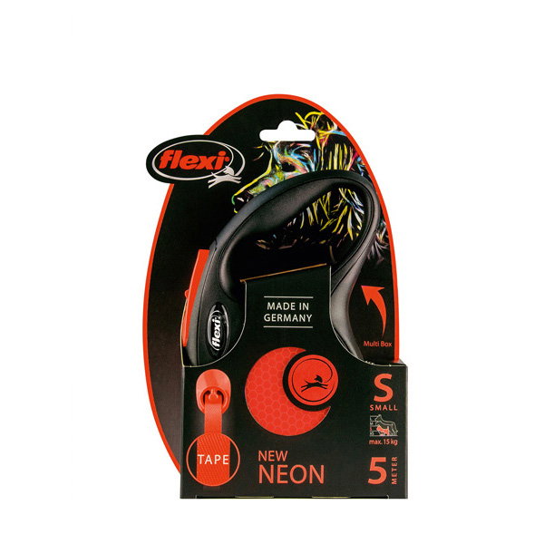 Flexi Flexi Neon Naranja S Cinta 5m Flexi Flexi Neon Naranja S Cinta 5m