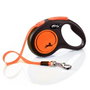Flexi Neon Naranja Correa Extensible de 5m para hasta 15kg