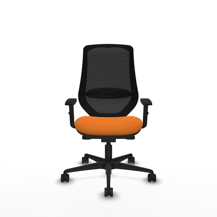 PIQUERAS Y CRESPO Silla de oficina Mardos Naranja y Negro PIQUERAS Y CRESPO Silla de oficina Mardos Naranja y Negro