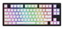 Hator Skyfall 65 MAG ULTRA 8K Teclado Mecánico Magnético Gaming Negro y Blanco, Layout Polaco, USB