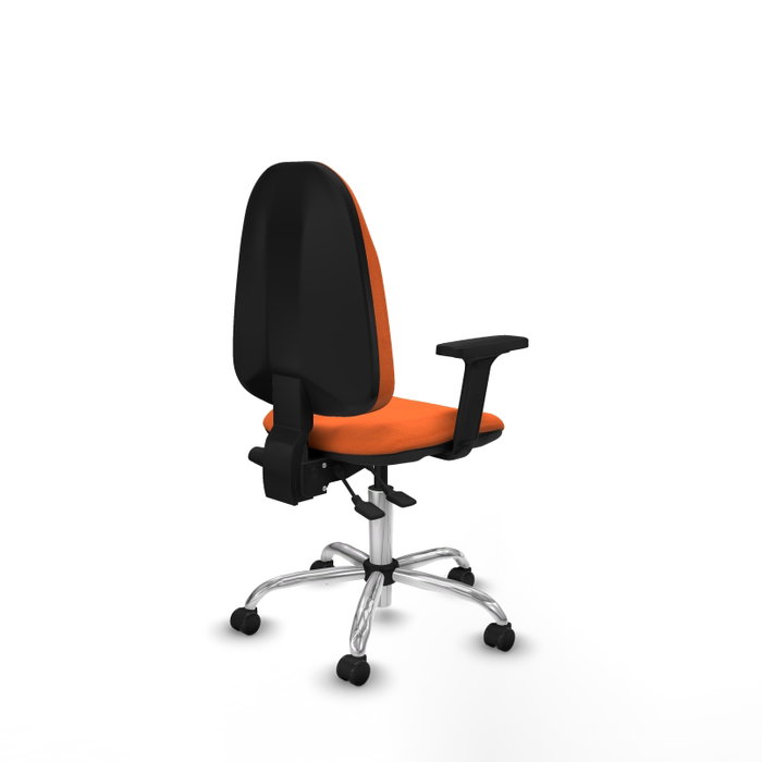 PIQUERAS Y CRESPO Silla de oficina Algarra Naranja con mecanismo Asincro PIQUERAS Y CRESPO Silla de oficina Algarra Naranja con mecanismo Asincro