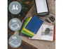 LEITZ Carpeta Recycle con 40 fundas A4 Azul (Set de 10)