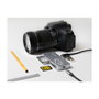 DeLOCK Lector de tarjetas CFast y SD con concentrador USB Tipo-A y Tipo-C, Gris