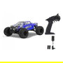 Jamara 053355 Monster Truck Whelon 1:12 4WD 2.4GHz Radio Control, Camioneta Eléctrica a Escala con Batería Li-Ion, Negro/Azul, para +14 Años