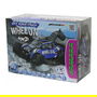 Jamara 053355 Monster Truck Whelon 1:12 4WD 2.4GHz Radio Control, Camioneta Eléctrica a Escala con Batería Li-Ion, Negro/Azul, para +14 Años