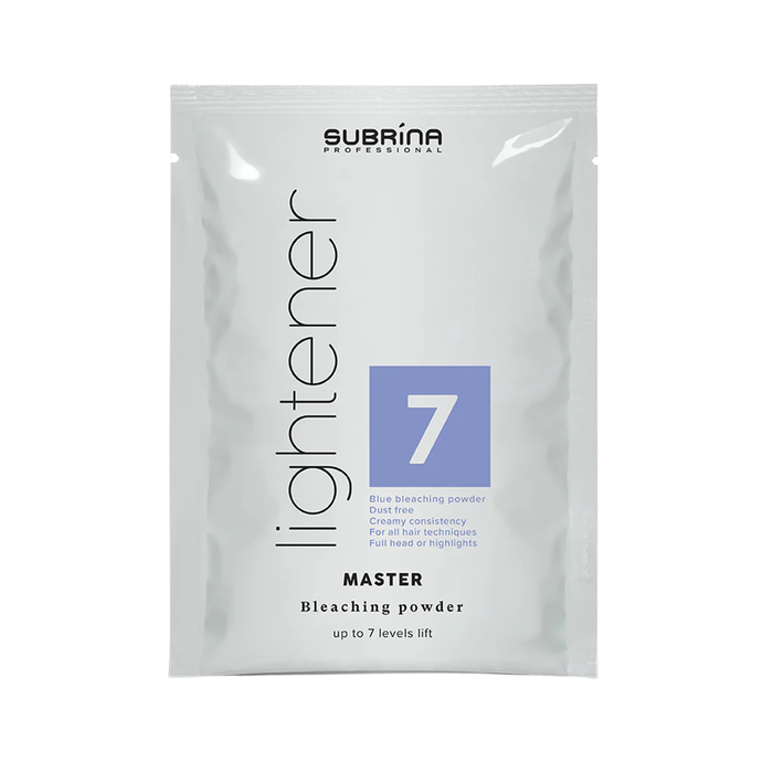 Lightener, Up to 7 Levels of Lift, Polvo oxidante para el cabello, 50 g Lightener, Up to 7 Levels of Lift, Polvo oxidante para el cabello, 50 g